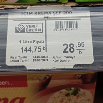 Akyurt Süpermarkette Raf Fiyatıyla Kasada Fiyat Farklılıkları Var.