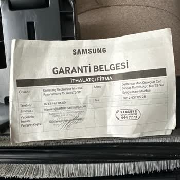 Samsung VS15A6031R4/TR Dikey Şarjlı Süpürge Fırçası Elimizde Kaldı!