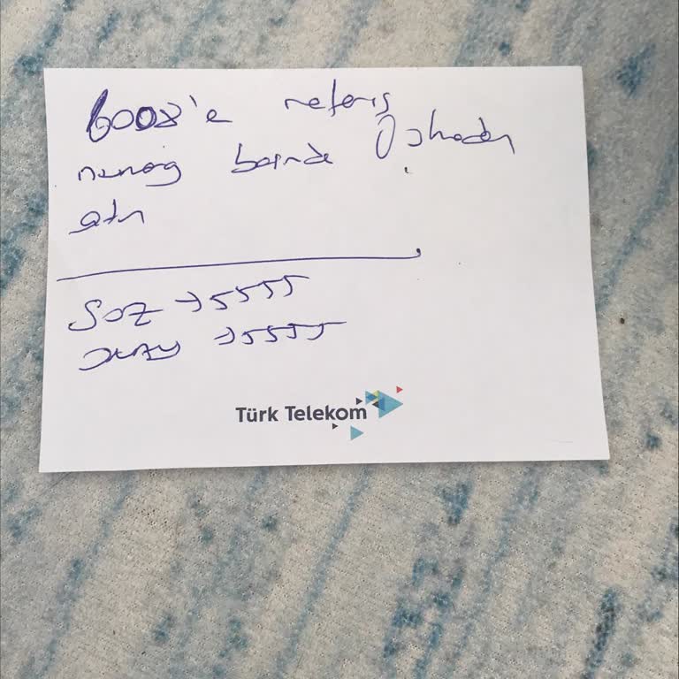 Türk Telekom EGM Tarifesi İşlemi