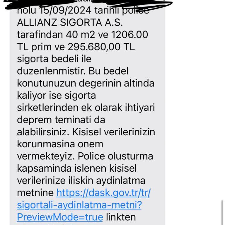 Yapı Kredi Bankası Yanlış Adrese Yapılan DASK Poliçesi Sorunu