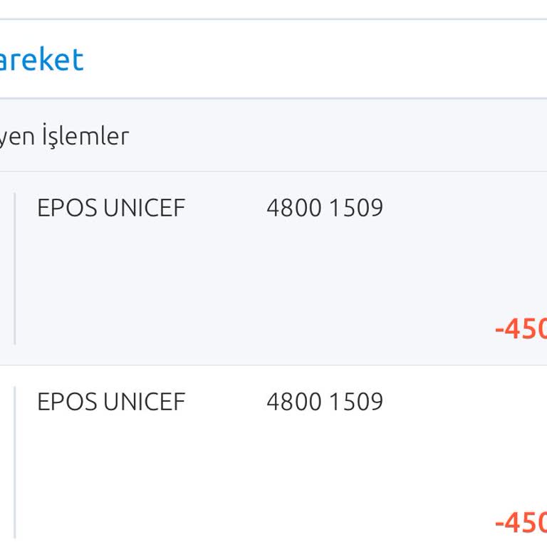 Unicef Bağış Fazla Para Çekimi
