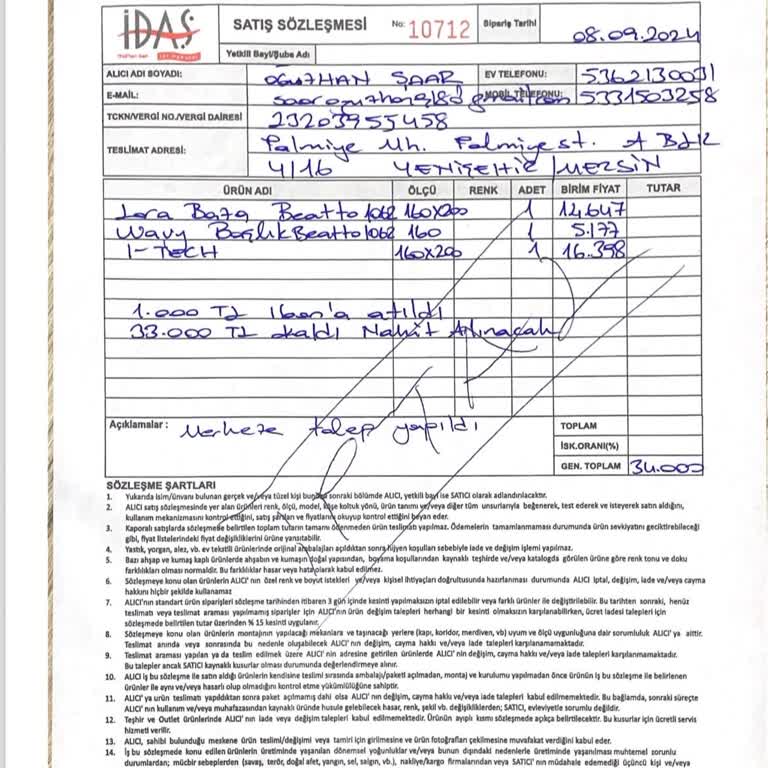 İdaş Kapora İade Edilmedi