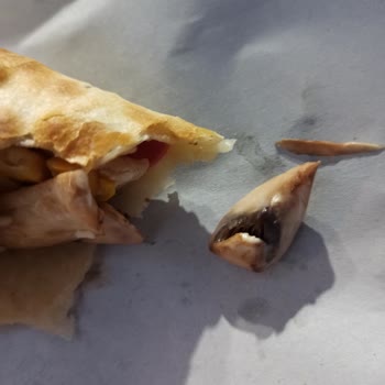 Domino's Pizza Atakum Şubesinde Pişmemiş Mantar Problemi