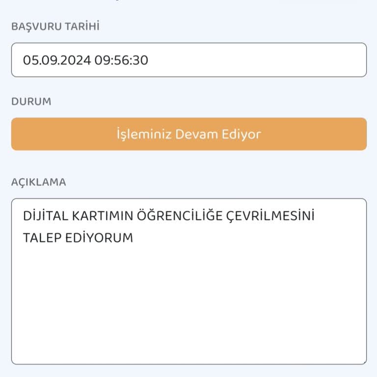 İstanbul Büyükşehir Belediyesi Öğrenci Dijital Kartımın Aktivasyon Süreci