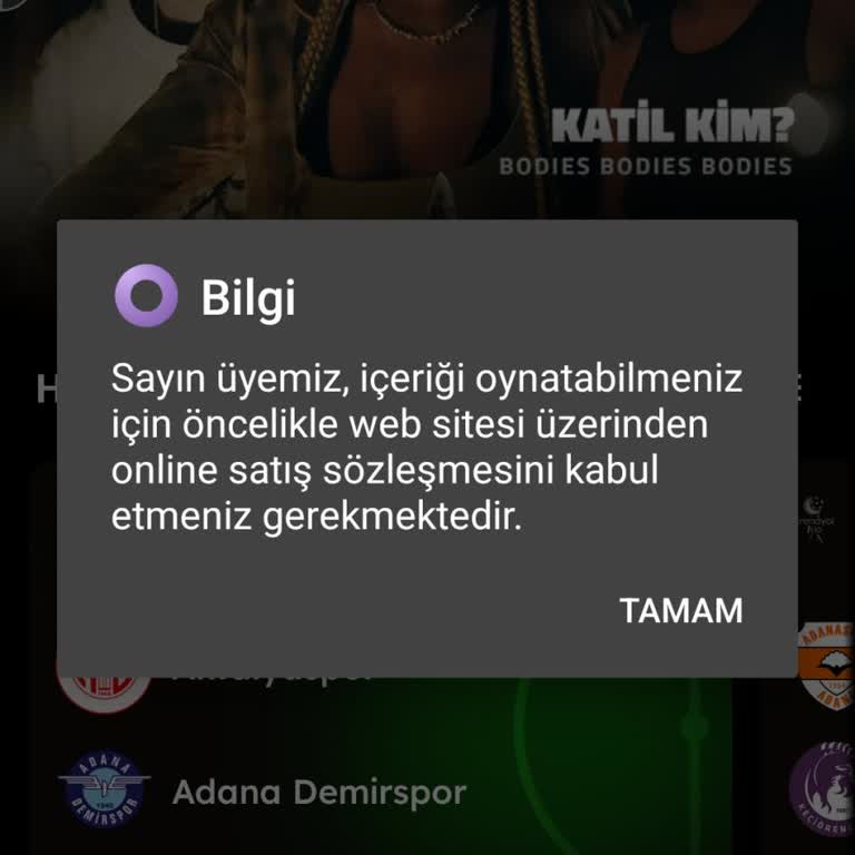 Digiturk Online Sözleşme Onayı