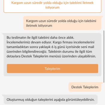 Trendyol'dan Aldığım Ürünün Geç Teslim Edilmesi