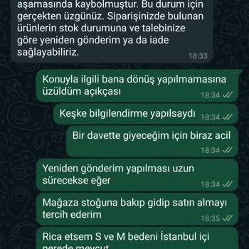 Zara Siparişimin Kaybolması Ve Bilgilendirme Eksikliği