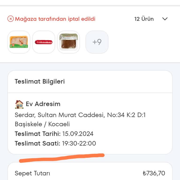 A101 Kapıda Uygulamasında Sipariş İptali Ve Teslimat Sorunu