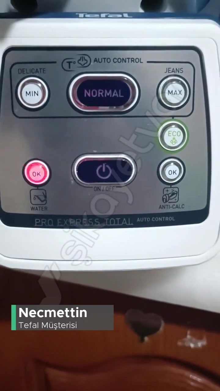 Tefal Pro Express Total Ütü Water Işığı Sorunu videonun kapak resmi