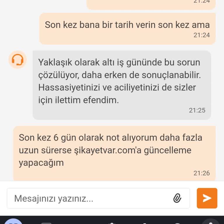 Aras Kargo Firmadan Şikayetçiyim Siparişimi Çok Geç Gönderiyor. Hatta Göndermedi