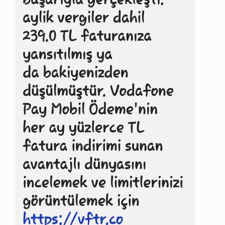 Vodafone Portutel Aboneliği İptal Edilmesini İstiyorum