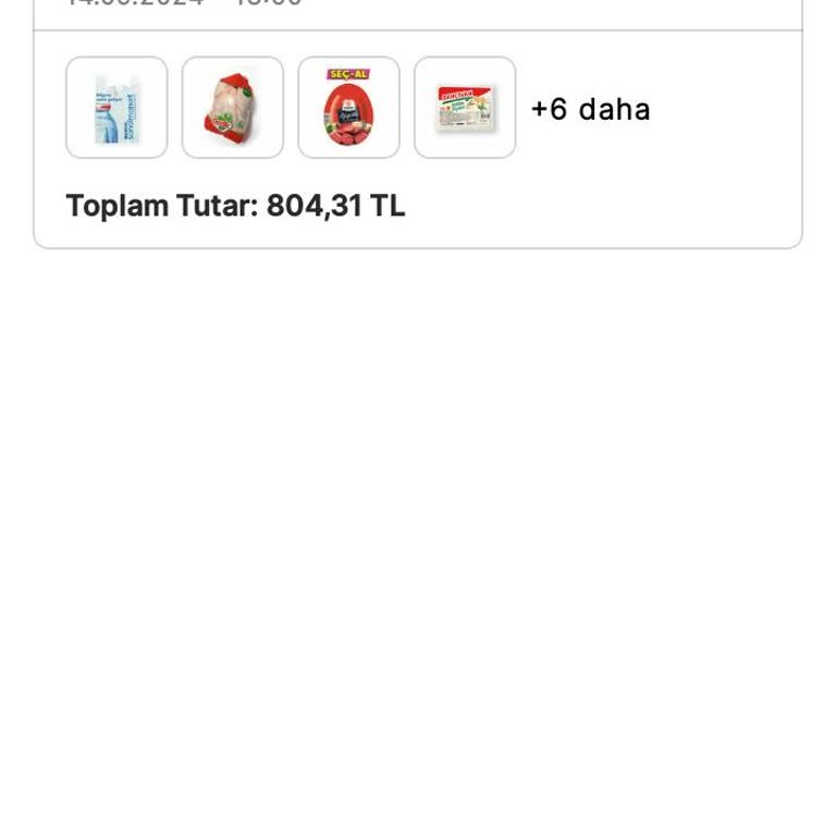 Migros Sanal Market Sipariş Mağduriyeti