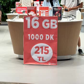 İzmir İstinyePark Vodafone'da Yanıltıcı Fiyat Bilgisi