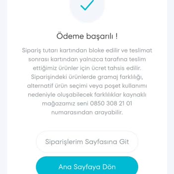 A101 Teslim Edilmeyen Sipariş