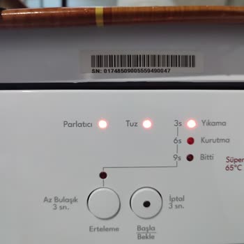 Vestel SEG Marka Bulaşık Makinesi Hasarlı Çıktı