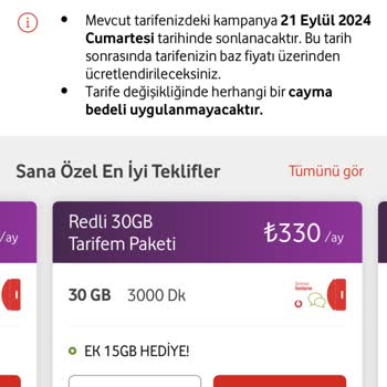 Vodafone'un Fiyat Artışları ve Yanıltıcı Tarifeleri