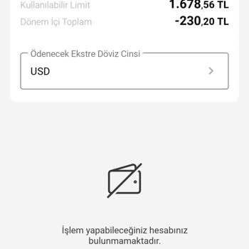 VakıfBank Döviz Harcamasını Geri Ödeyemiyorum