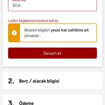 Vodafone'dan Çıkışta Yaşanan Alacak Sorunu