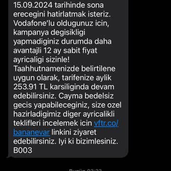 Vodafone Faturasında Beklenmedik Ekstra Ücretler