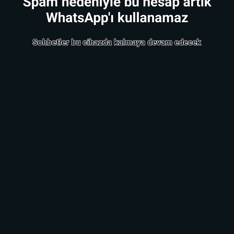 WhatsApp Grup Kurarken Hesabım Engellendi