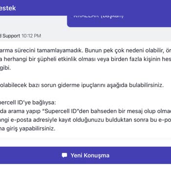 Supercell Id Hesabımız Kayboldu Yardım Alamıyoruz