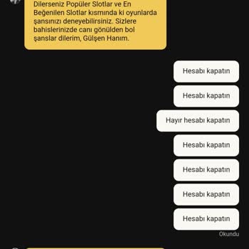 Norabahis Oyunlara Müdahale Ettiği Yetmezmiş Gibi Hesabımı Kapatmıyor