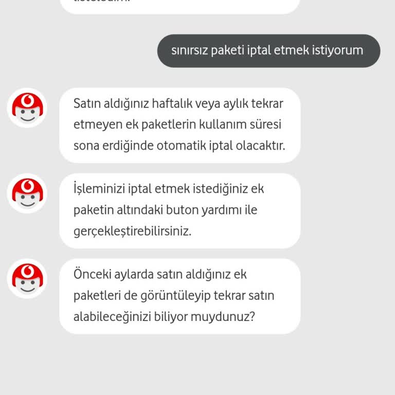 Vodafone Sınırsız Gamer Paketi İptal Sorunu