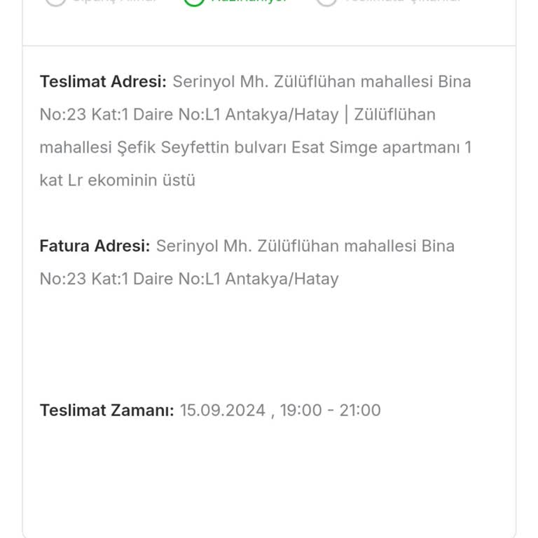 Migros Geç Teslimat Ve İletişim Eksikliği