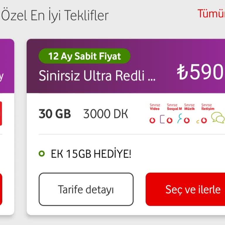 Vodafone'da Fiyat Adaletsizliği ve Yüksek Tarifeler