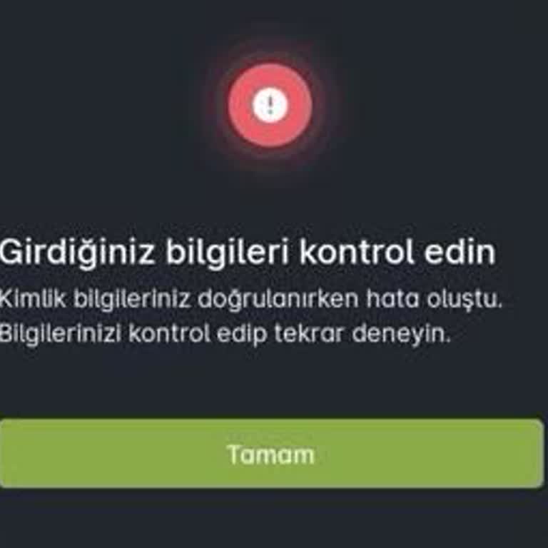 Paribu Kimlik Doğrulama Çalışmıyor!