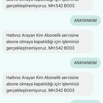 Vodafone'da Şebeke Sorunu Ve Arayan Kim Servisi Problemi!