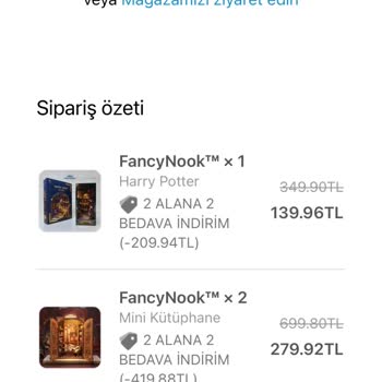 FancyNooks Sipariş Edilen Kitap Setleri Hala Gönderilmedi