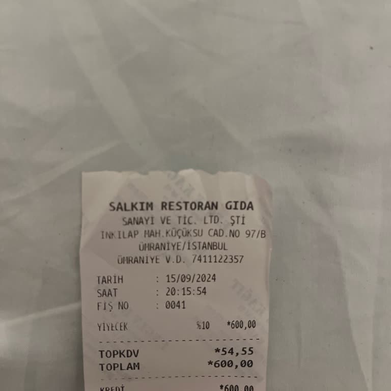 Ramazan Bingöl Et Lokantası Haksız Ücret Alınması