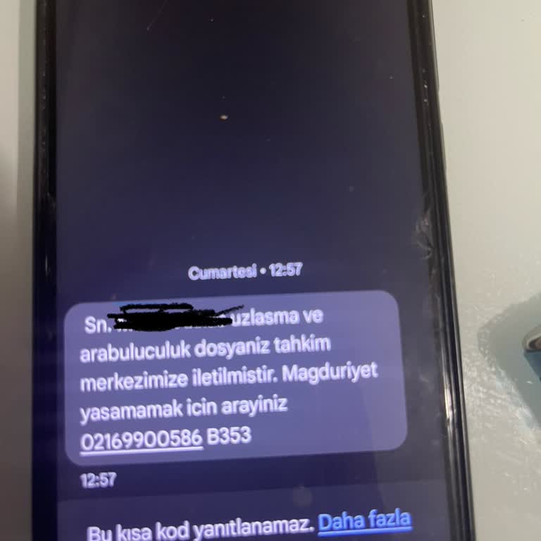 E.UZLASMA (SMS) E. Uzlaşma (SMS) Geldi