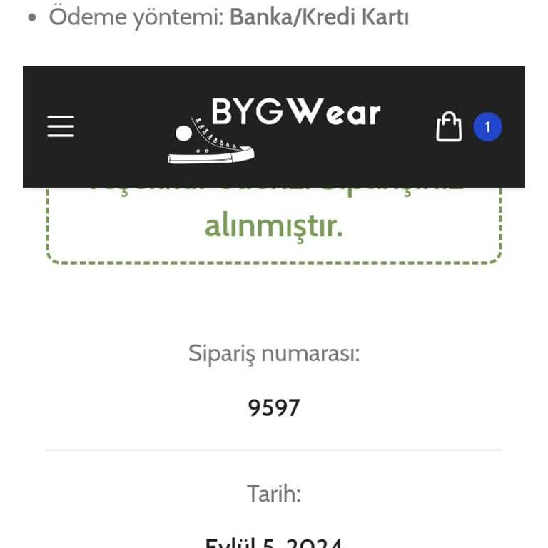 BygWear Şikayetçiyim Bu Firmadan