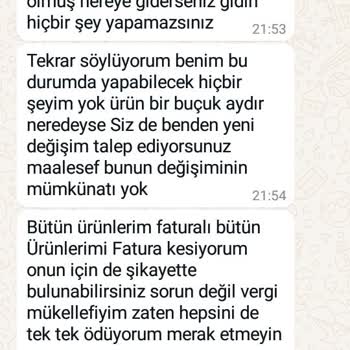 Aslıhan Butik Tamir Görmüş, Hatalı Urunu Yolladılar