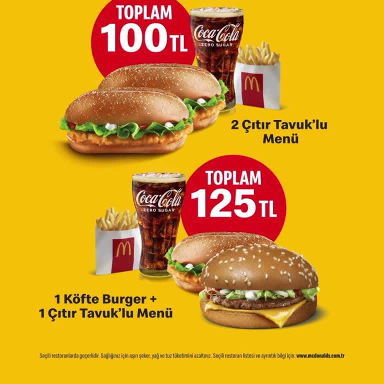 McDonald's Hamburger Alırken Dikkat