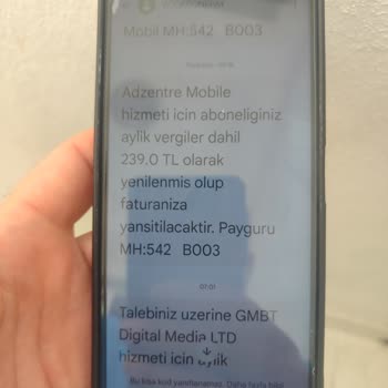 Yetkisiz Abonelikler ve Yüksek Fatura Ücretleri