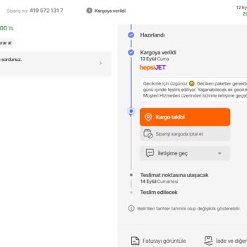 Hepsijet Teslimat Sorunu Ve Mağduriyet