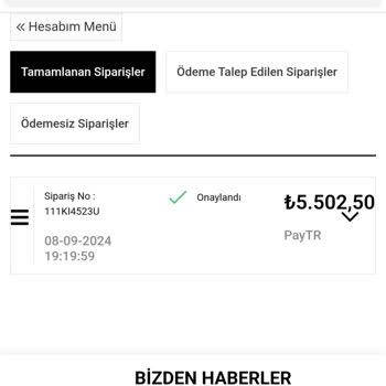 OZSARICAM Ozsaricam Siparişimi Göndermiyor.