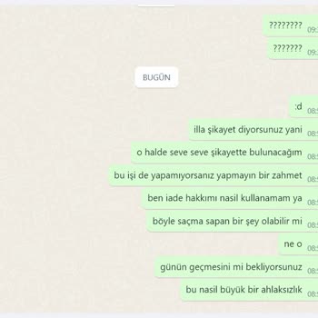 Qarmacha Butik'te İade Problemleri Ve Yanlış Ürün Gönderimi