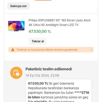 hepsiJET Hepsiburada Siparişleri Sebep Göstermeden İptal Ediyor