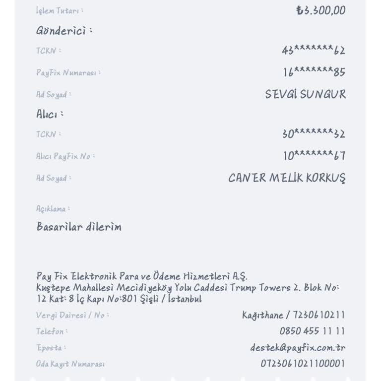 PayFix Bilgim Olmadan Ben Göndermeden Nasıl Yani