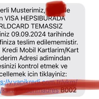 Yapı Kredi Kart Teslimatında Yaşanan Sorunlar