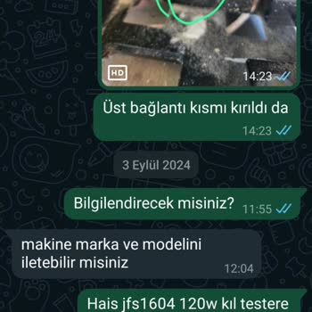 HAIS (Haisturkiye.com) Gerek Makine Gerek Teknik Servis Tamamen Pişmanlıksın Hais
