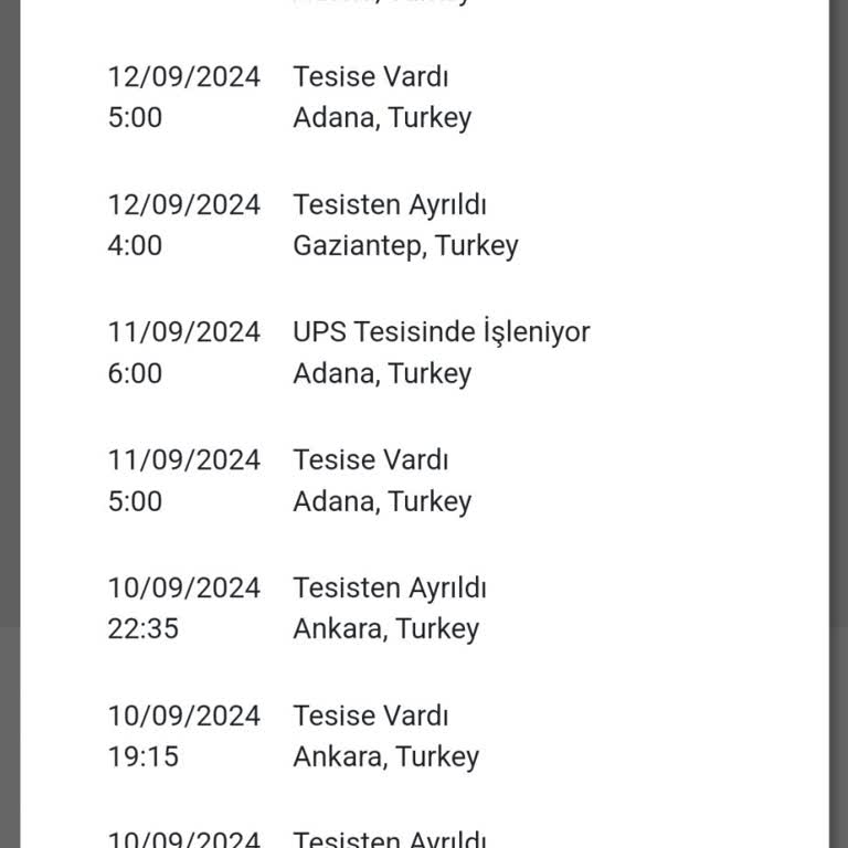 UPS Türkiye'nin 10 Gündür Teslim Etmediği Kargo Sorunu