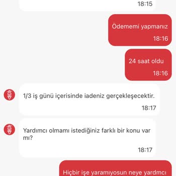Tıkla Gelsin Olmayan Ürünün Siparişi