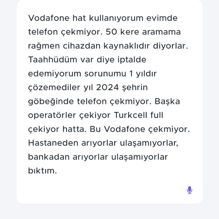Vodafone Çekim Sorunu: Şehrin Göbeğinde Telefonum Çekmiyor!
