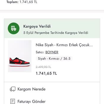 Aras Kargo Gönderi Hakkında Bilgi Vermemesi