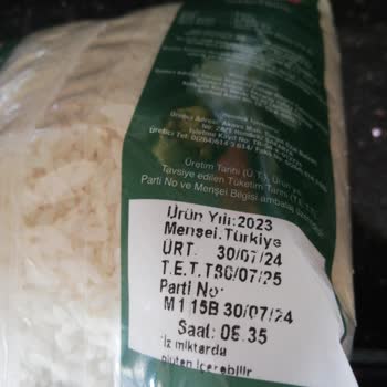 BİM Efsane Marka Baldo Pirinçte Böcek